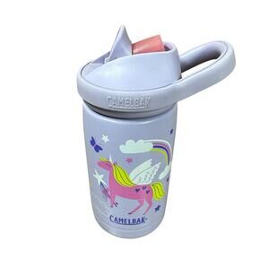 CamelBak Eddy+ Kids Insulated Stainless Steel Water Bottle Straw Unicorn Dream
